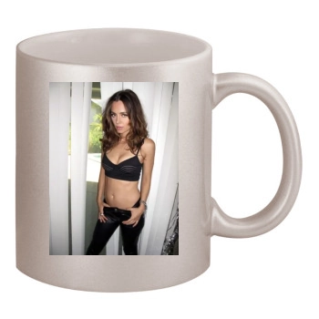 Eliza Dushku 11oz Metallic Silver Mug