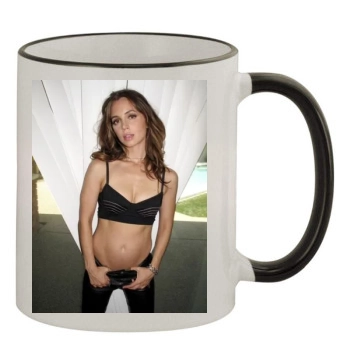 Eliza Dushku 11oz Colored Rim & Handle Mug