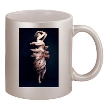 Elizabeth Gillies 11oz Metallic Silver Mug