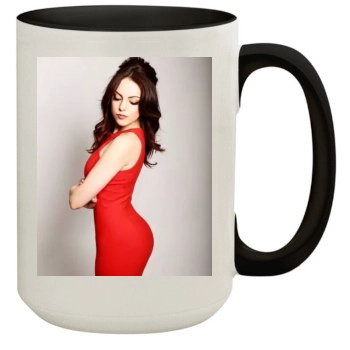 Elizabeth Gillies 15oz Colored Inner & Handle Mug