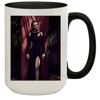 Elizabeth Hurley 15oz Colored Inner & Handle Mug