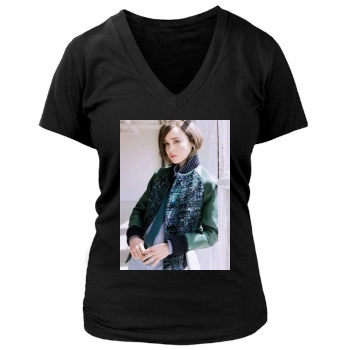 Ellen Page Women's Deep V-Neck TShirt