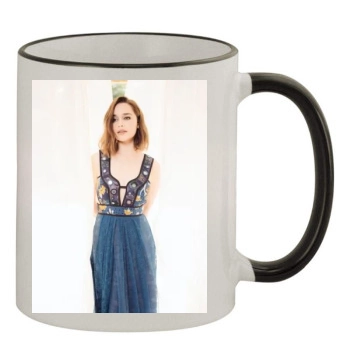 Emilia Clarke 11oz Colored Rim & Handle Mug