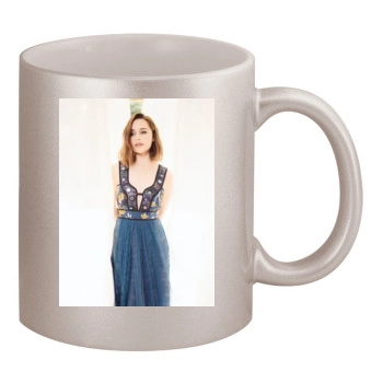 Emilia Clarke 11oz Metallic Silver Mug