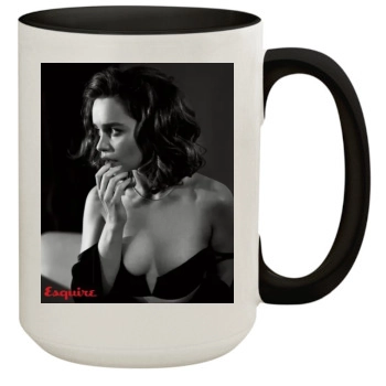 Emilia Clarke 15oz Colored Inner & Handle Mug