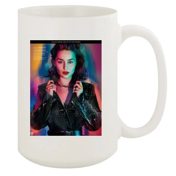 Emilia Clarke 15oz White Mug