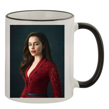 Emilia Clarke 11oz Colored Rim & Handle Mug