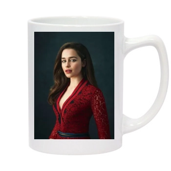 Emilia Clarke 14oz White Statesman Mug