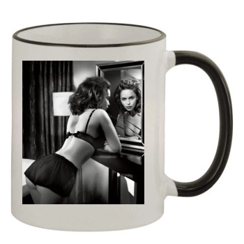 Emilia Clarke 11oz Colored Rim & Handle Mug