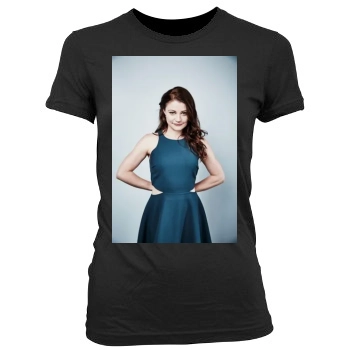 Emilie de Ravin Women's Junior Cut Crewneck T-Shirt