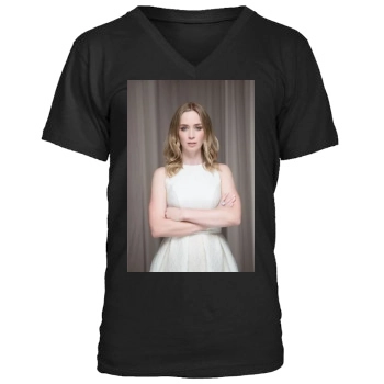 Emily Blunt Men's V-Neck T-Shirt