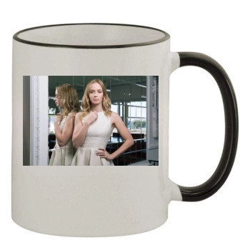 Emily Blunt 11oz Colored Rim & Handle Mug