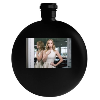 Emily Blunt Round Flask