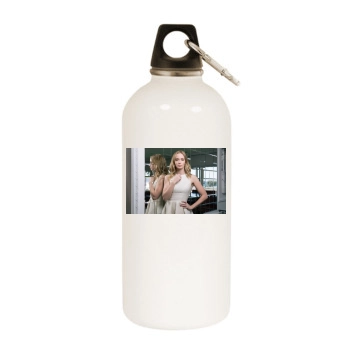 Emily Blunt White Water Bottle With Carabiner