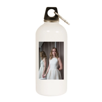 Emily Blunt White Water Bottle With Carabiner