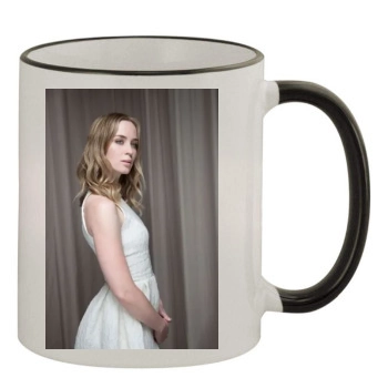 Emily Blunt 11oz Colored Rim & Handle Mug