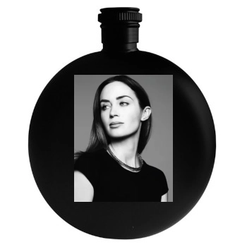 Emily Blunt Round Flask