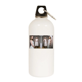 Emily Blunt White Water Bottle With Carabiner