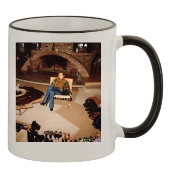 Emma Stone 11oz Colored Rim & Handle Mug