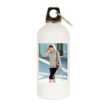 Fabiana Semprebom White Water Bottle With Carabiner