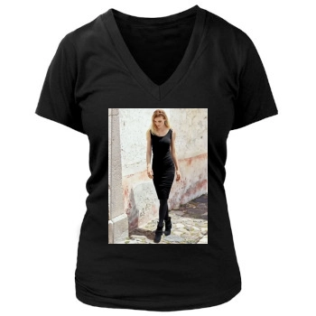 Fabiana Semprebom Women's Deep V-Neck TShirt