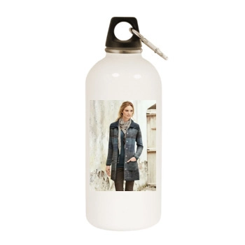 Fabiana Semprebom White Water Bottle With Carabiner