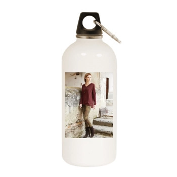 Fabiana Semprebom White Water Bottle With Carabiner