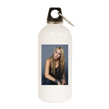 Shakira White Water Bottle With Carabiner