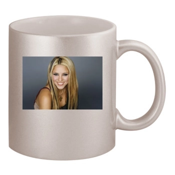 Shakira 11oz Metallic Silver Mug