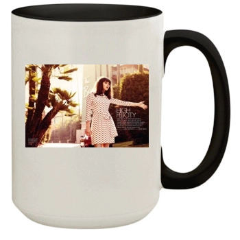 Felicity Jones 15oz Colored Inner & Handle Mug