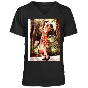 Felicity Jones Men's V-Neck T-Shirt