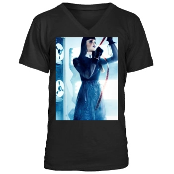 Felicity Jones Men's V-Neck T-Shirt