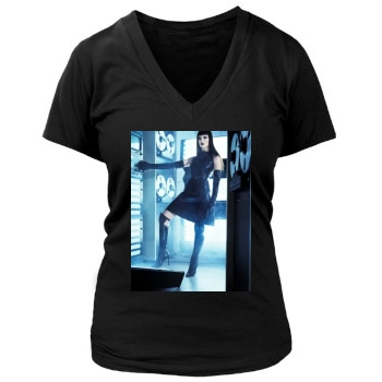 Felicity Jones Women's Deep V-Neck TShirt