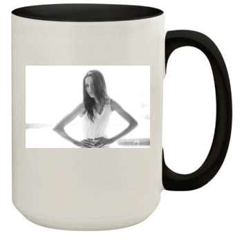 Freida Pinto 15oz Colored Inner & Handle Mug