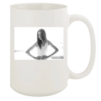 Freida Pinto 15oz White Mug