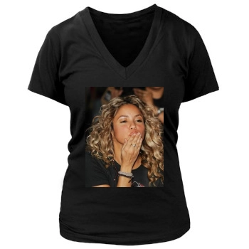 Shakira Women's Deep V-Neck TShirt