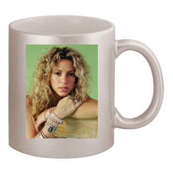 Shakira 11oz Metallic Silver Mug