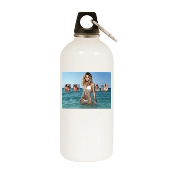 Shakira White Water Bottle With Carabiner