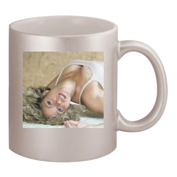 Shakira 11oz Metallic Silver Mug