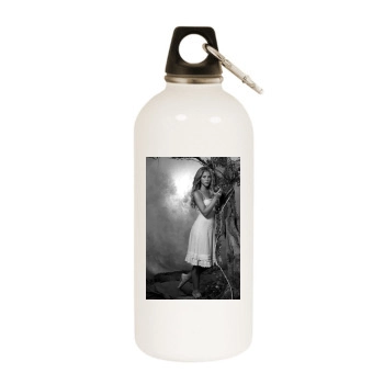 Shakira White Water Bottle With Carabiner