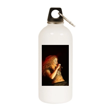 Shakira White Water Bottle With Carabiner