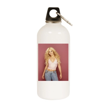 Shakira White Water Bottle With Carabiner