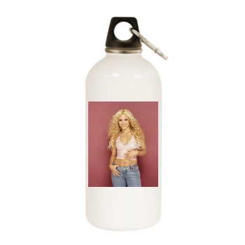 Shakira White Water Bottle With Carabiner