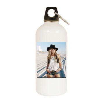 Shakira White Water Bottle With Carabiner