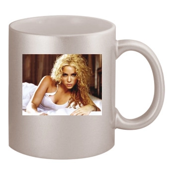 Shakira 11oz Metallic Silver Mug