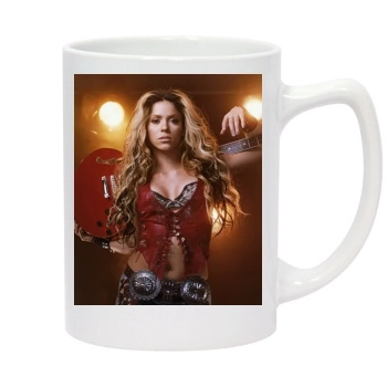 Shakira 14oz White Statesman Mug