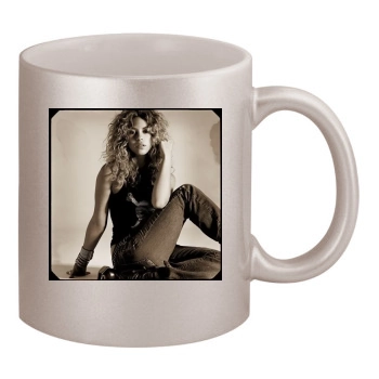 Shakira 11oz Metallic Silver Mug