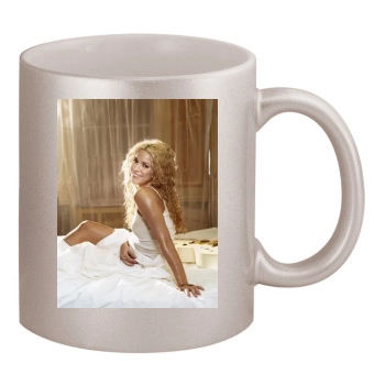 Shakira 11oz Metallic Silver Mug