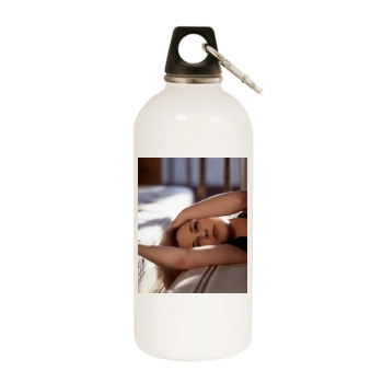 Helen Hunt White Water Bottle With Carabiner