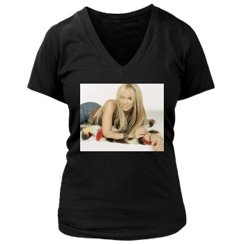 Shakira Women's Deep V-Neck TShirt